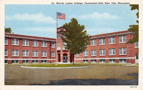 Centennial Hall, Dr. Martin Luther College, New Ulm Minnesota, 1956