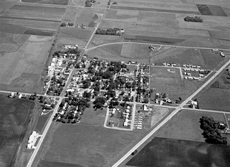 Aerial view, Nicollet Minnesota, 1971