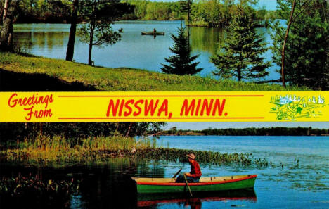 Greetings from Nisswa Minnesota, 1958