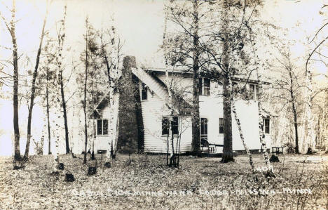 Cabin #10 at Minnewawa Lodge, Nisswa Minnesota, 1948