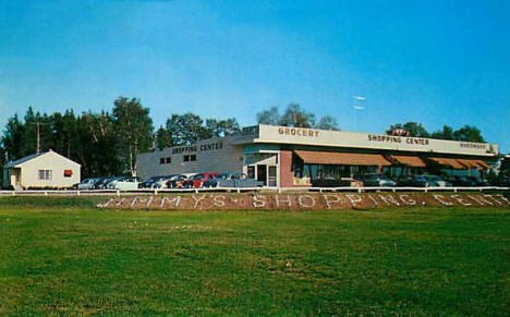 Jimmy's Shopping Center, Nisswa Minnesota, 1953