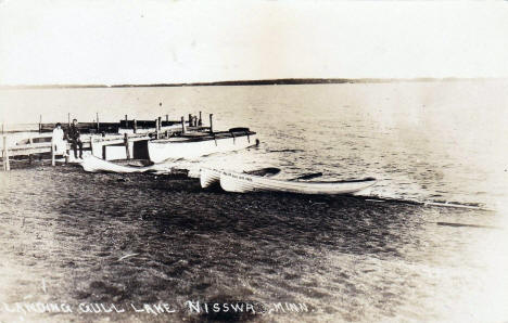 Landing, Gull Lake, Nisswa Minnesota, 1930's