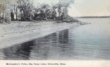 McGaughey's Point, Big Stone Lake, Ortonville Minnesota, 1912
