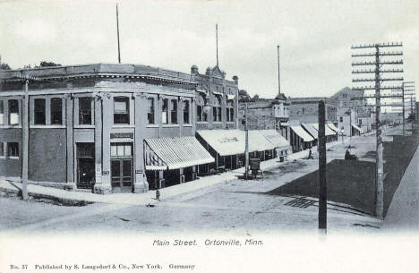 Main Street, Ortonville Minnesota, 1906