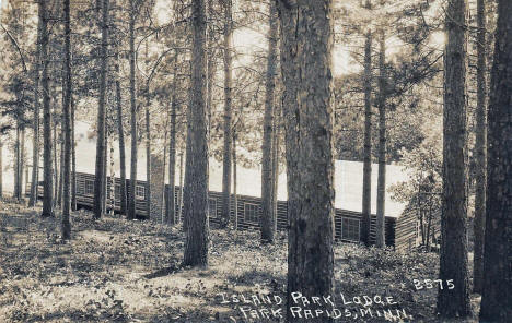 Island Park Lodge, Park Rapids Minnesota, 1926