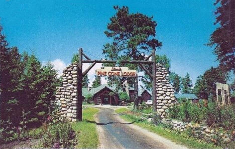 Slone's Pine Cone Lodge, Park Rapids Minnesota, 1951