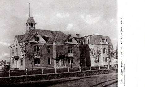 High School Building, Park Rapids Minnesota, 1906