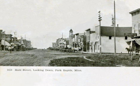 Main Street, Park Rapids Minnesota, 1907