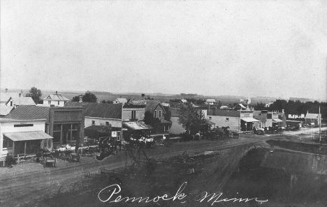 General view, Pennock Minnesota, 1910's