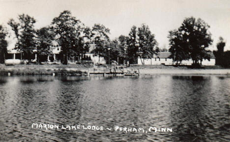 Marion Lake Lodge, Perham Minnesota, 1940's