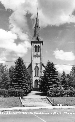 St. Joseph's Catholic Church, Pierz Minnesota, 1940's
