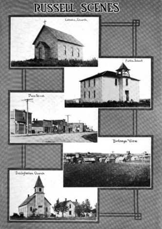 Multiple scenes, Russell Minnesota, 1912