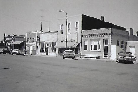 Street scene, Russell Minnesota, 1970