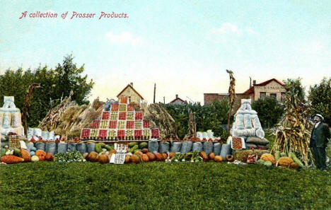 Prosser products exhibit at the Benton County Fair, 1907