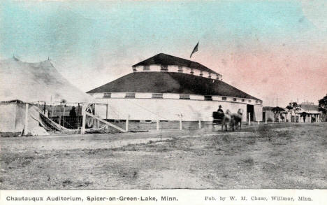 Chautauqua Auditorium, Spicer-on-Green-Lake Minnesota, 1909