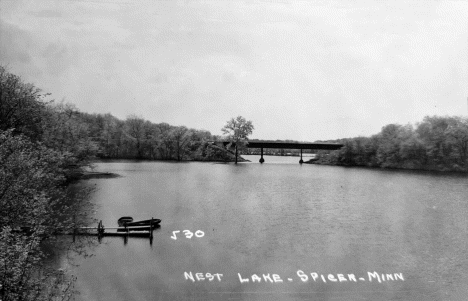 Nest Lake, Spicer Minnesota, 1950's