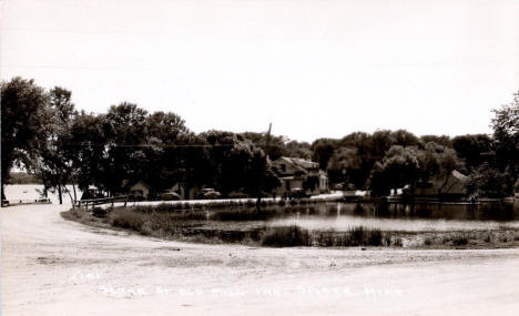 Scene at Old Mill Inn, Spicer Minnesota, 1940's