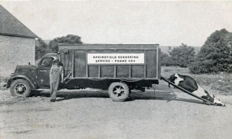 Springfield Rendering Service, Springfield Minnesota, 1940