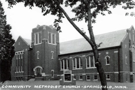 Community Methodist Church, Springfield Minnesota, 1950's