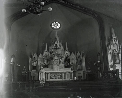 Altar, St. Rafael's Catholic Church, Springfield Minnesota, 1907