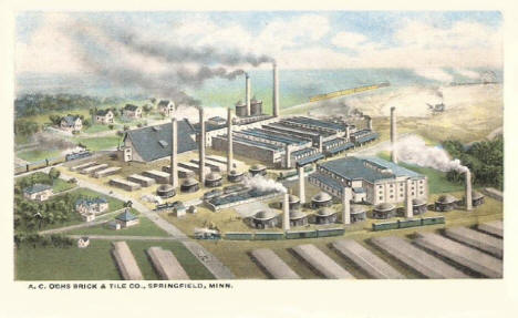A. C. Ochs Brick and Tile Company, Springfield Minnesota, 1908