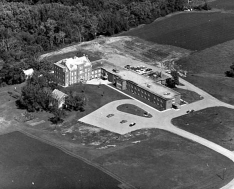 Aerial view, Lutheran Home, Springfield Minnesota, 1977