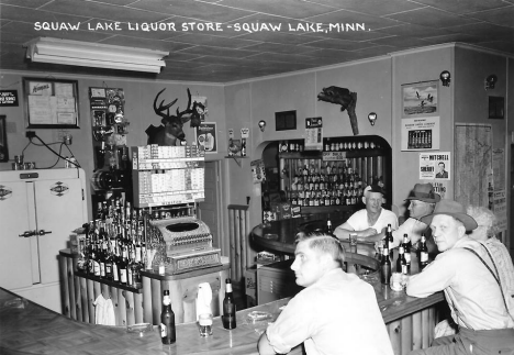 Squaw Lake Liquor Store, Squaw Lake Minnesota, 1950's