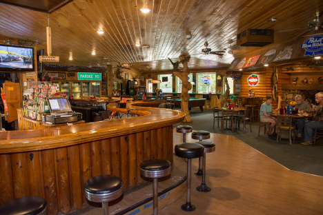 Interior of The Hill Bar and Restaurant, Squaw Lake Minnesota, 2010's