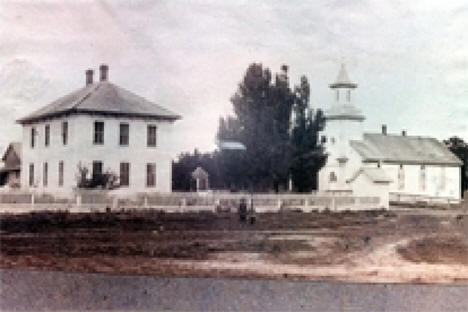 St. Michael Catholic Church and School, St. Michael Minnesota, 1880's