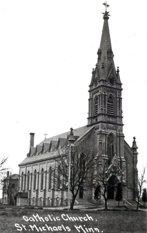 Catholic Church, St. Michaels Minnesota, 1910's