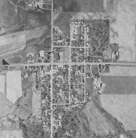 Aerial view, St. Michael Minnesota, 1960
