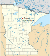 Location of Soumi Minnesota