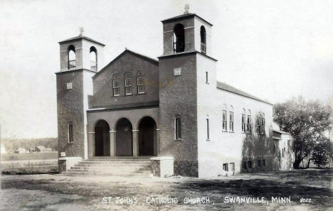 St. John's Catholic Church, Swanville Minnesota, 1940's