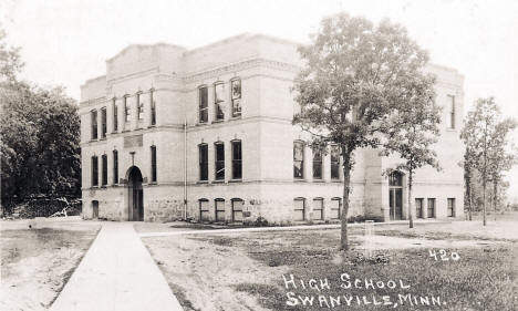 High School, Swanville Minnesota, 1930's