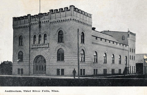 Auditorium, Thief River Falls Minnesota, 1920