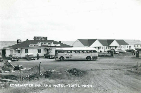Edgewater Inn and Motel, Tofte Minnesota, 1950's