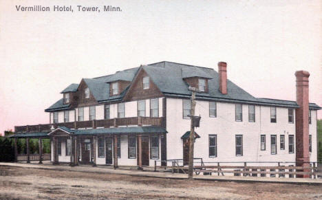 The Vermillion Hotel, Tower Minnesota, 1912