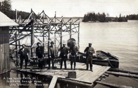 A two hour catch at Goodwills Summer Home on Lake Vermillion, Tower Minnesota, 1911