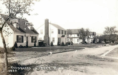 Residences in Tracy Minnesota, 1930's