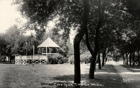 City Park, Tracy Minnesota, 1920'S