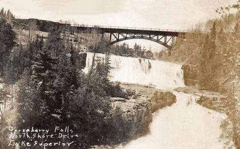 Gooseberry Falls on the North Shore Drive near Two Harbors Minnesota, 1949