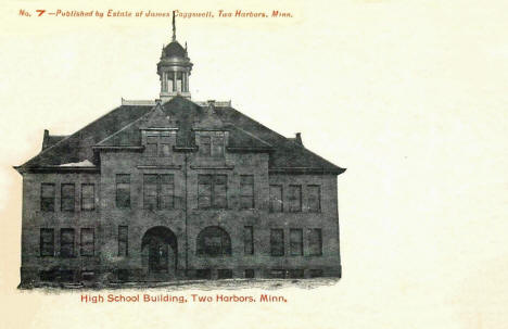 High School Building, Two Harbors Minnesota, 1905