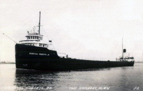 Steamer Percival Roberts Jr, Two Harbors Minnesota, 1944