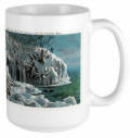 Lake Superior Winter Scene Mug