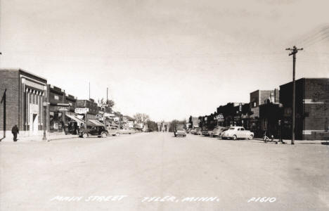 Main Street, Tyler Minnesota, 1940's