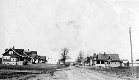 Street scene, Victoria Minnesota, 1930's