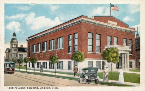Odd Fellows Building, Virginia Minnesota, 1910's
