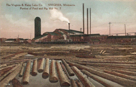 The Virginia & Rainy Lake Company, Virginia Minnesota, 1910's