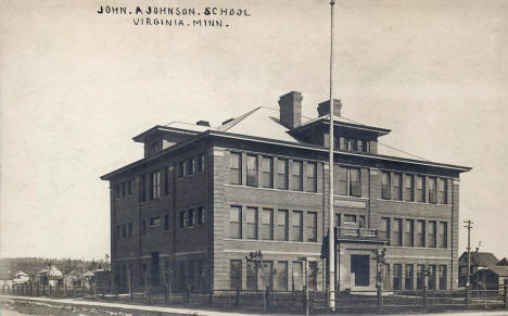 John A. Johnson School, Virginia Minnesota, 1910's