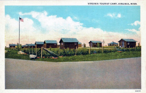 Virginia Tourist Camp, Virginia Minnesota, 1932